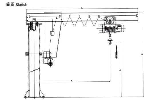 悬臂吊外形尺寸