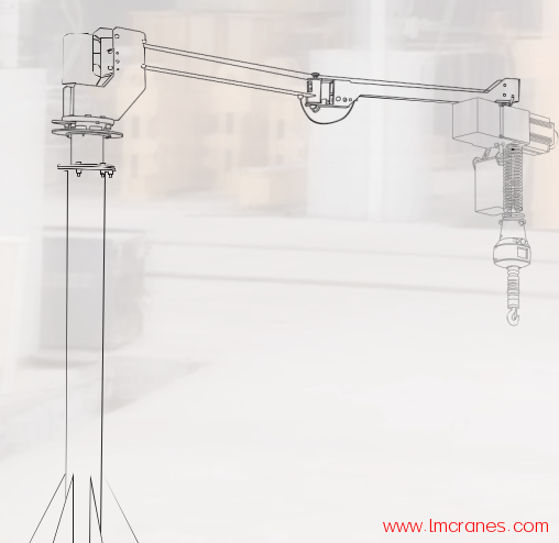 折臂吊起重机图片